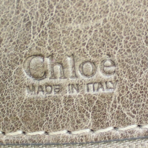 Chloé Heloise Brown Pebbled Leather Satchel Boho Luxe Designer Bag - Picture 9 of 11